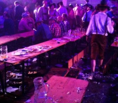 Chaos bij Oktoberfest alkmaar